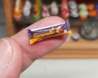 Chocolate candy bar dollhouse miniature