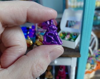 Foil covered chocolate bunny