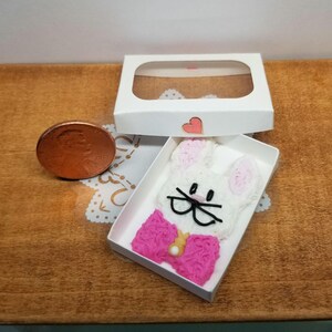 Easter bunny cake miniature in bakery box