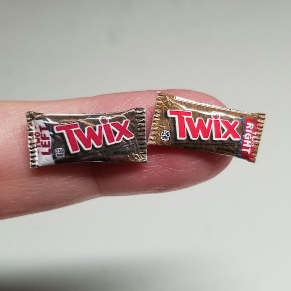 Chocolate candy bar dollhouse miniature