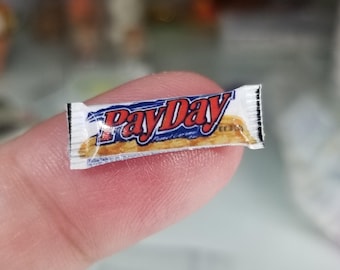 Chocolate candy bar dollhouse miniature