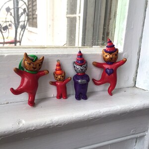 Artist&#39;s choice collection of cat ornaments
