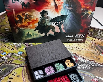 Smart Mini Insert for Lord of the Rings: Fate of the Fellowship – Fast Setup | 3D Printed