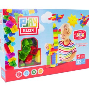 Shiny Building Blocks for Kids - 83 PCS in Box | Play Toys