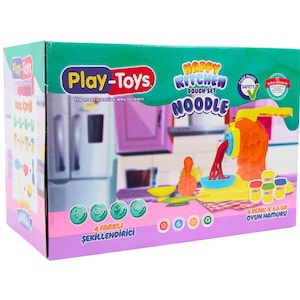 Happy Kitchen Noodle Dough Set - Non-Toxic Modelling Clay for Kids | Creative Kitchen Play by Play Toys