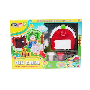 Fun Farm Dough Play Set - Non-Toxic Modelling Clay for Kids | Creative Farm-Themed Play by Play Toys