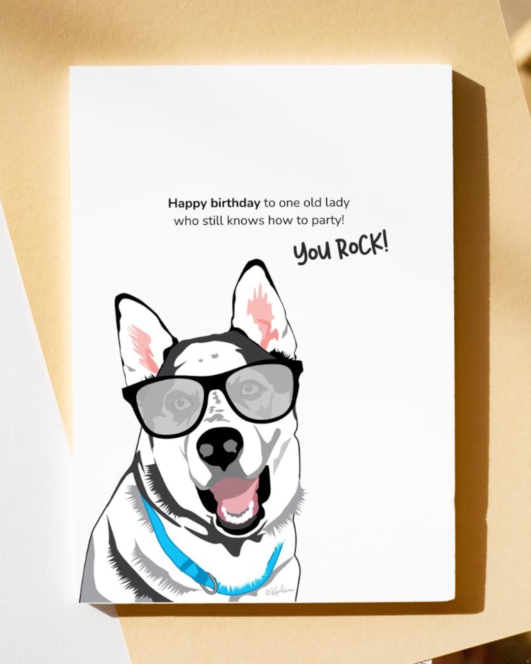 Funny Dog Birthday Card, Printable Dog Lover Card, Cute Pet Pun, 5x7 ...