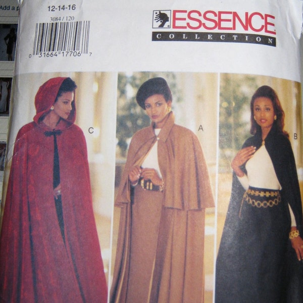 Butterick 3084 sewing pattern   cape and skirt  misses sz 18 20 22