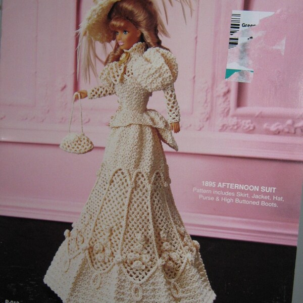 Barbie pattern Crochet Collector Costume 1895 Afternoon Suit