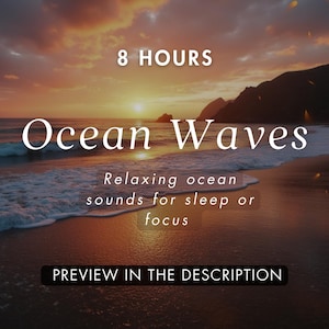 Ocean Waves Sounds 8 Hours for Sleep, Focus or Relaxation Mp3 Download