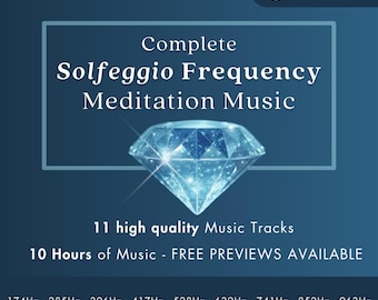 Complete Solfeggio Frequency Meditation Music - Previews available - 10 hours