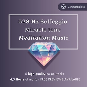 Música de meditación &quot;Miracle Tone&quot; de frecuencia solfeggio de 528 Hz - 4,5 horas - Avances disponibles