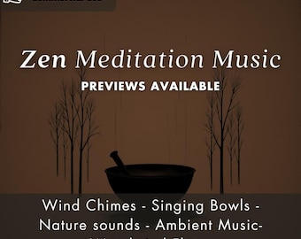 Zen Meditation Soundscapes: Nature Sounds, Singing Bowls (Digital Download)