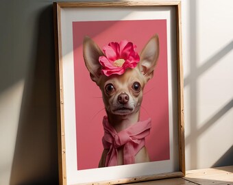 Lámina artística: Señora Chihuahua