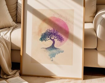 Impresión artística al pastel: Amanecer del silencio