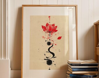 Lámina artística Unalome: Amanecer de las almas