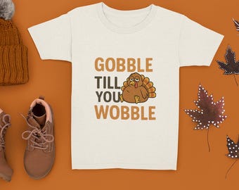 Thanksgiving Shirt For Kids, Thankful Turkey Cute Fall Toddler T-Shirt, Thanksgiving Girls, Thanksgiving Boys, Turkey Shirt For Thanksgiving