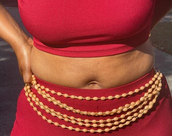 GoldieTie On Waist Beads