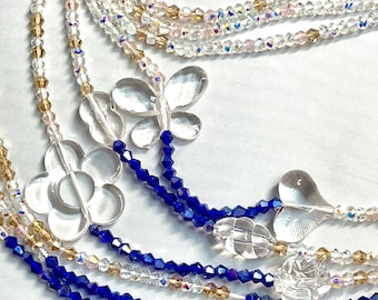 Rose Tie On Waist Beads