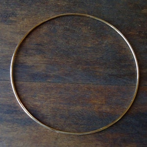 Bangle Gold Thin Large image 2