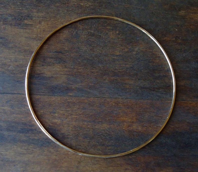 Bangle Gold Thin Large image 2