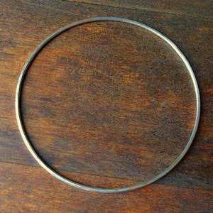 Bangle-Sterling Silver Thin Small-Simple image 1