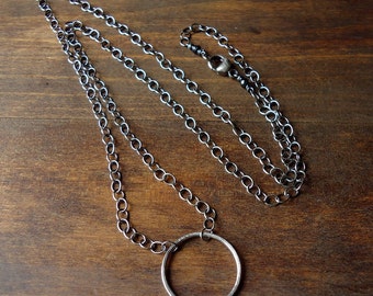 Silver Eyeglass Holder Necklace