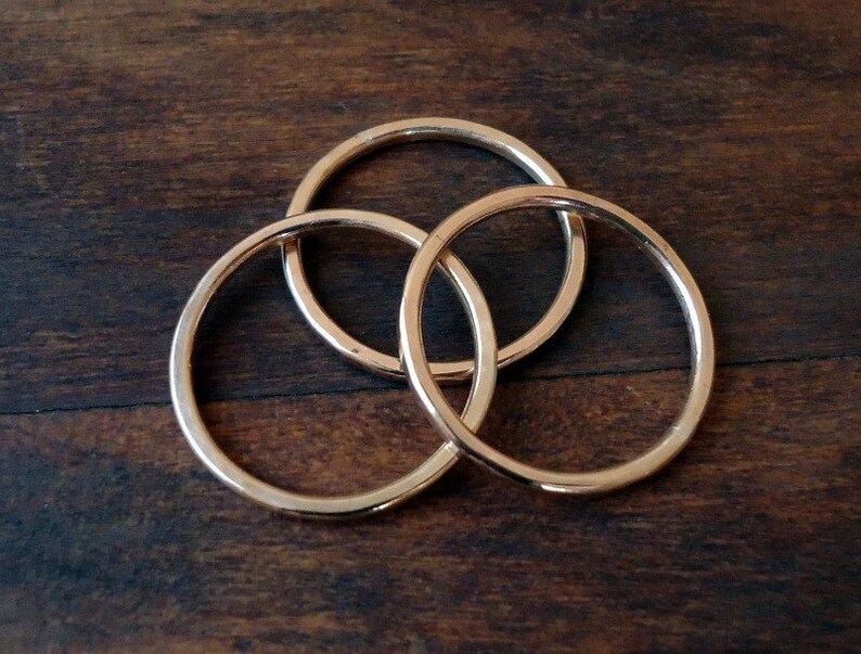 Handmade Gold Stacking Rings - Etsy