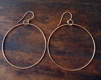 Gold Hoops Extra Large