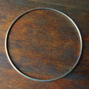 Bangle-Sterling Silver Thin Small-Simple image 2