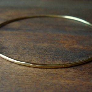 Bangle Gold Thin Large image 1