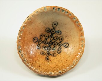 Small Hand Pinched Wood Fired Bowl by Jenny Mendes - #9