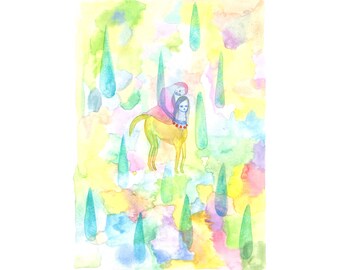 Limited Edition Giclee by Jenny Mendes - Magical Rain Forest