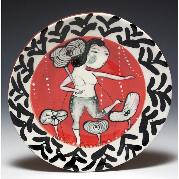 Naturist - Jenny Mendes - Ceramic - Dessert Plate