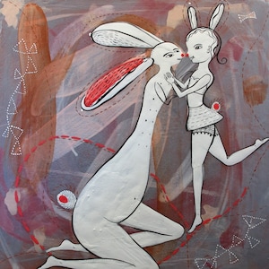 A Limited Edition Giclee - Nose to Nose