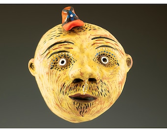 Ceramic Wall Mask by Jenny Mendes - Andrew