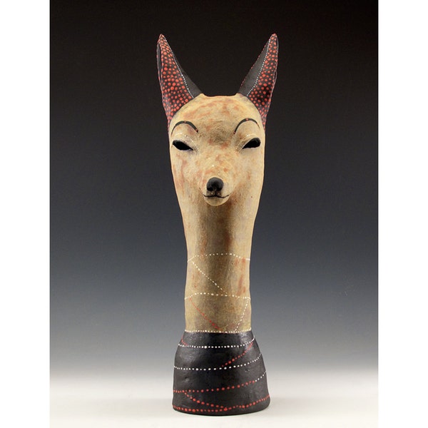 An Original Jenny Mendes Dog Sculpture  - Pup