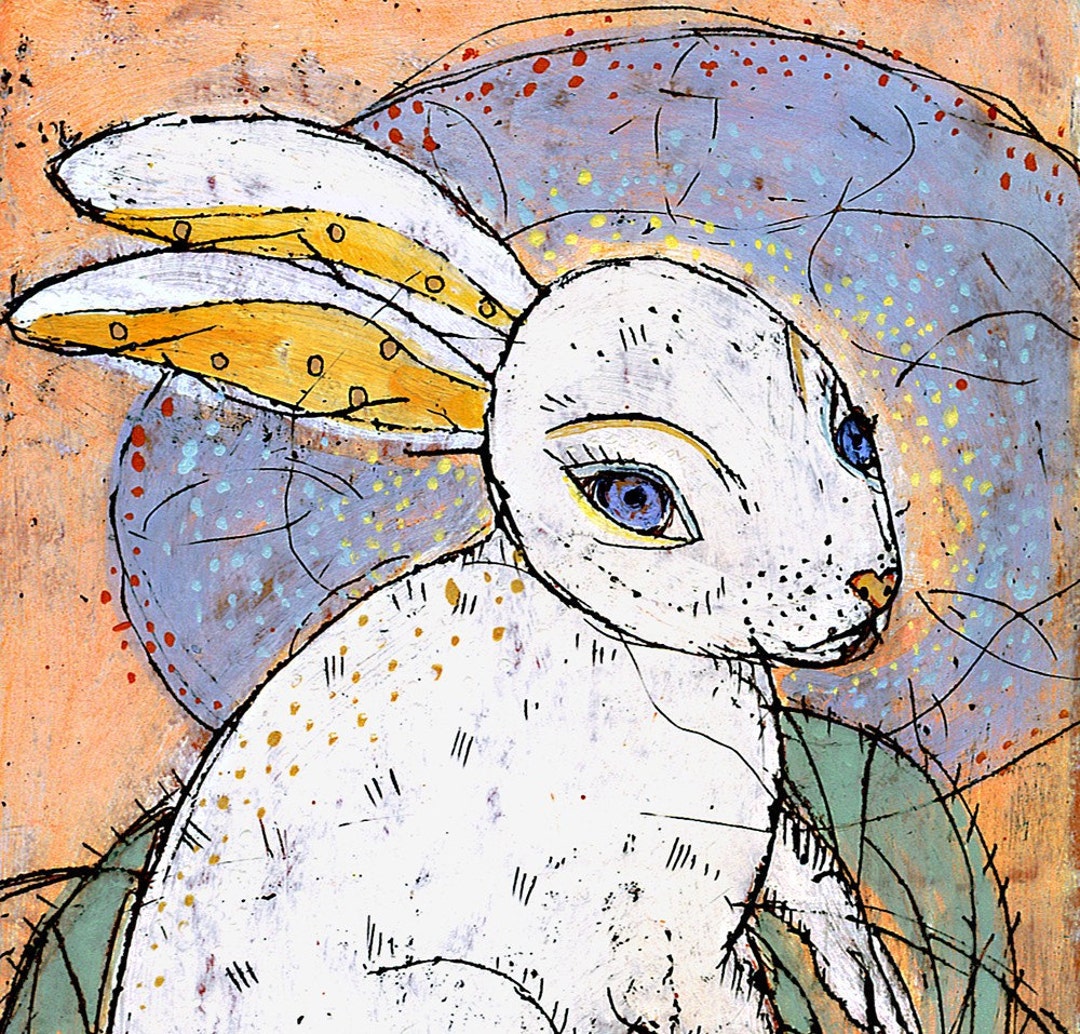 A Limited Edition - White Rabbit - Etsy