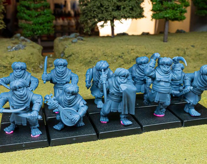 Hobgoblin Backstabbers Miniatures | Sons of Marduk Assassin Unit 28mm 32mm 3D Printed DnD RPG Wargaming | Highlands Miniatures