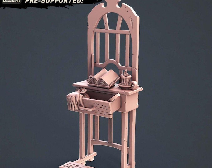 Lenders Desk B STL Miniatures1