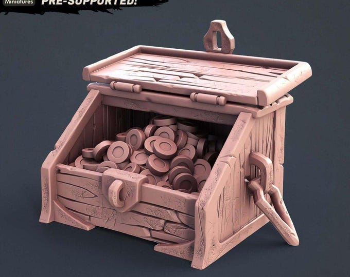 Lenders Chest STL Miniatures A