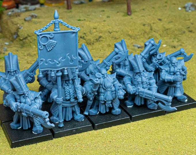 Marduk Shooters Miniatures | Sons of Marduk Blunderbuss Jezail Ranged Infantry 28mm 32mm 3D Printed DnD RPG | Highlands