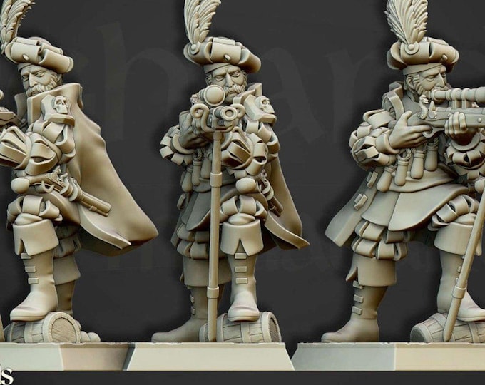 Otto Von Schrute 3D Miniature | Highlands Miniatures | 32mm Resin DnD Fantasy Noble Tabletop RPG