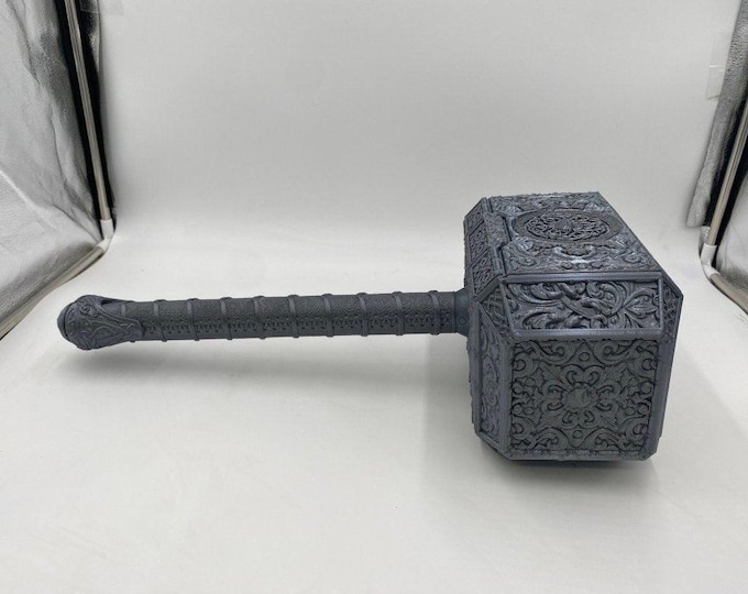 3D Printed Cosplay Big Hammer Prop | FDM Commission | LARP Fantasy Battle Hammer