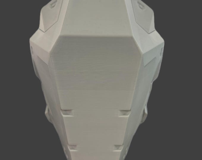 Galactic Soldier Sci-Fi Cosplay Helmet | 3D Printed Space Armor | Convention LARP Display | Galactic Armory