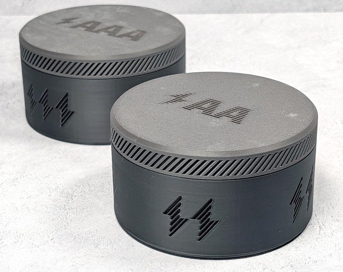 Battery Jar AA AAA 3D Print | Clockspring3D Storage Container | FDM Desk Organizer Custom Color