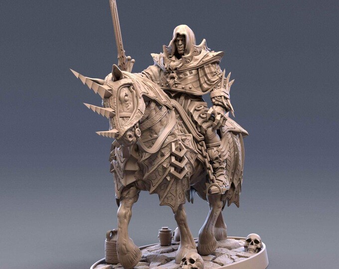 Ritter Hans Von Strachenfelt 3D Miniature | Daybreak Miniatures Vampire Knight | 32mm Resin DnD