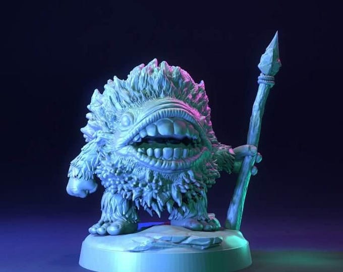 Ice Spirits 3D Miniature | Dragon Trappers Lodge Frost Elemental Set | 32mm Resin DnD Tabletop RPG