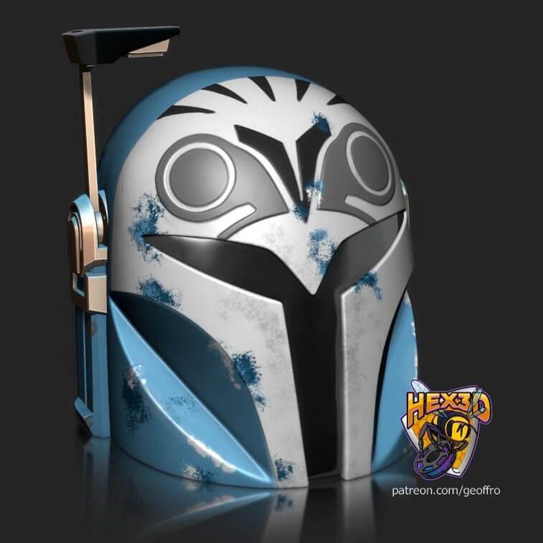 Custom 3D Printed Sci-fi Cosplay Helmet | Made to Order Armor | Geoffro ...
