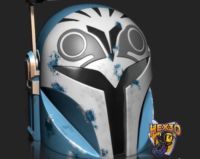 Custom 3D Printed Sci-Fi Cosplay Helmet | Made to Order Armor | Geoffro Design